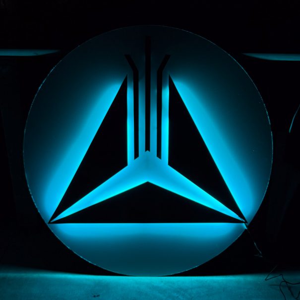Krypton Design custom signage for The Pilot Mind