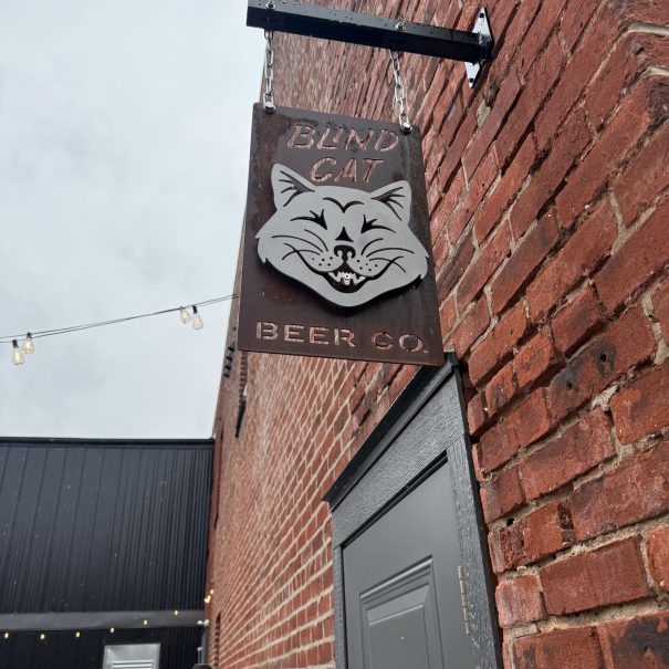 Krypton Design custom signage for Blind Cat Brewing